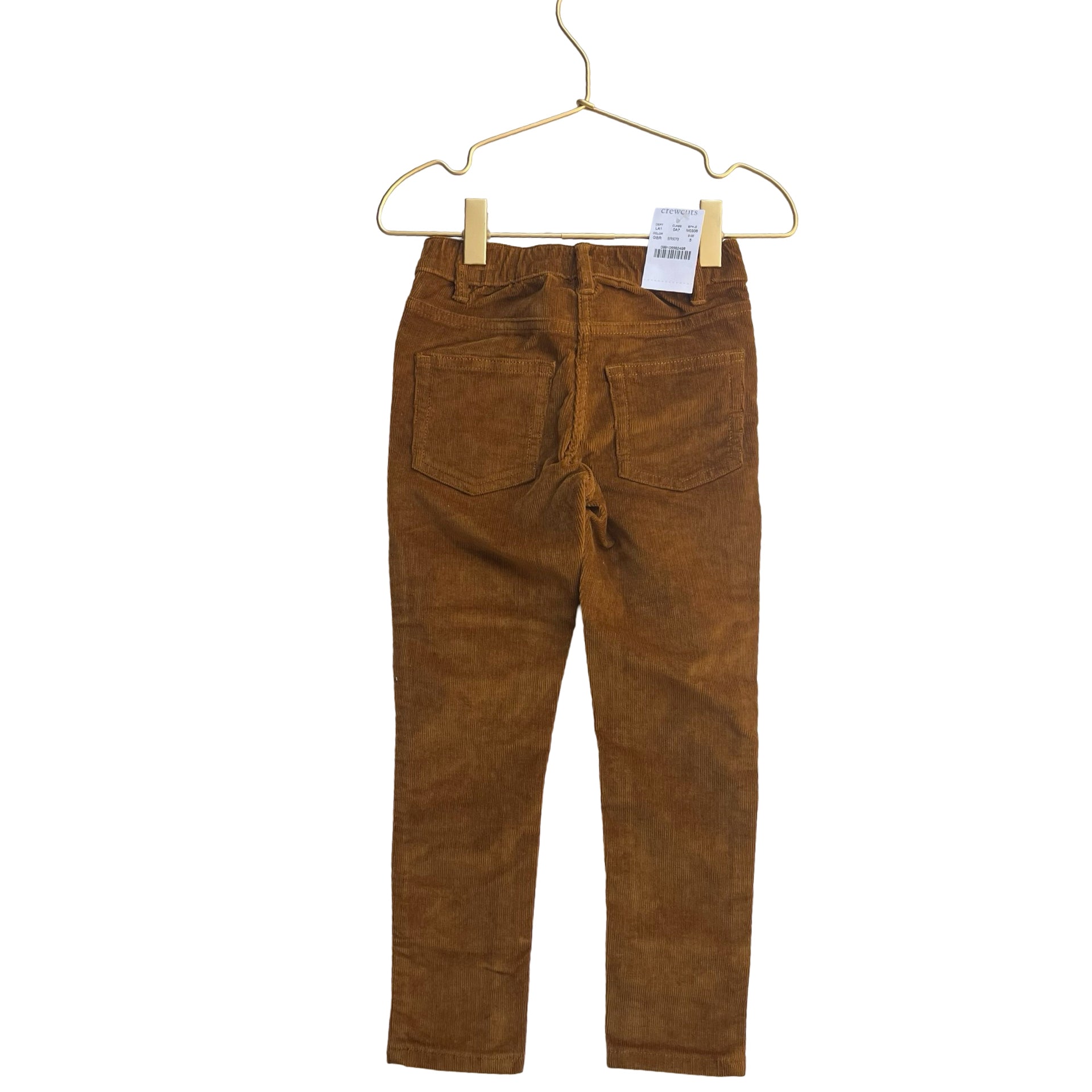 Crewcuts Burnt Orange Corduroy Pants with Tags - Size 5 - Bounce Mkt