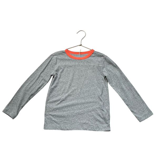 Crewcuts Gray & Orange Trim Shirt - Size 4 - 5 - Bounce Mkt