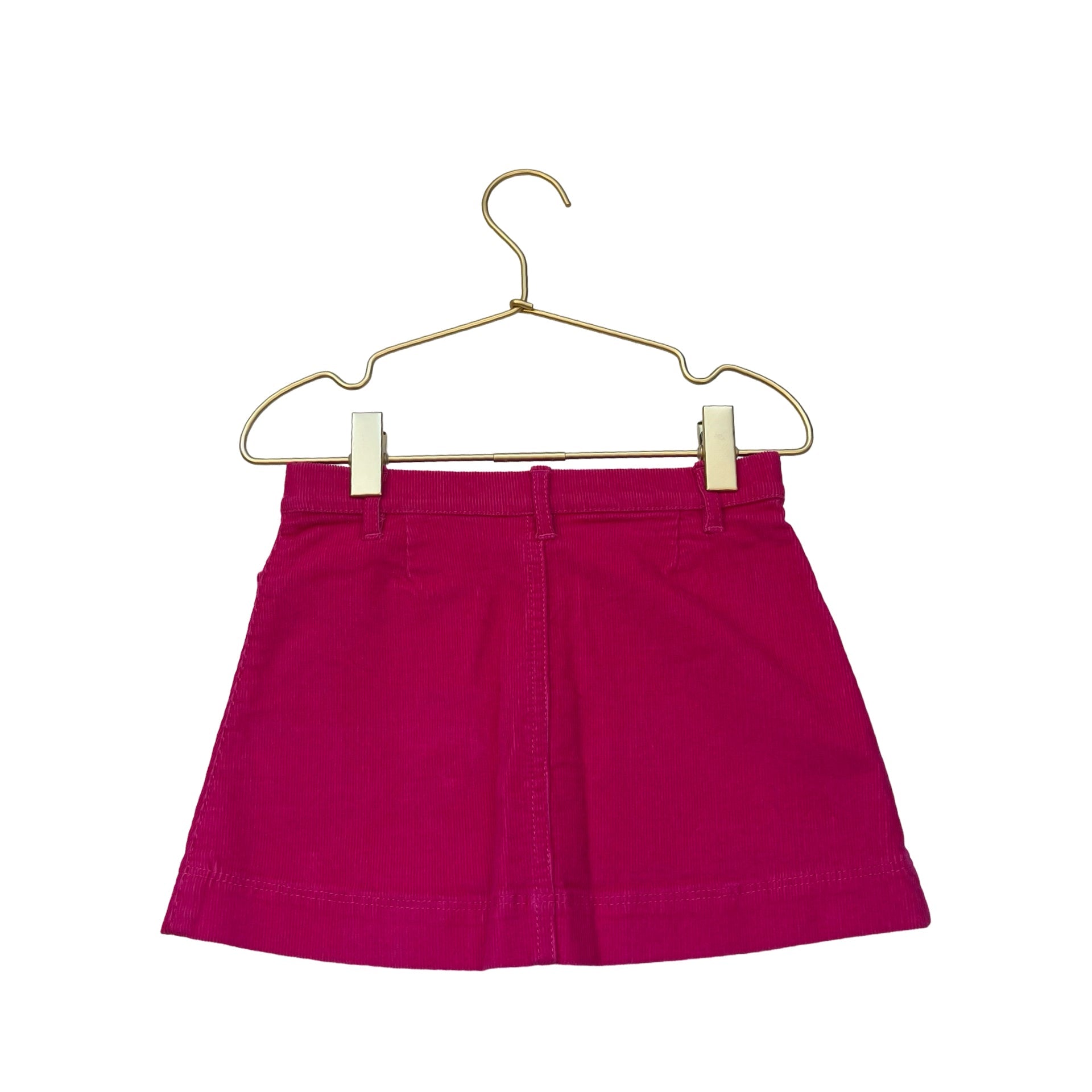 Crewcuts Hot Pink Button Down Corduroy Skirt with Tag - Size 4 - Bounce Mkt