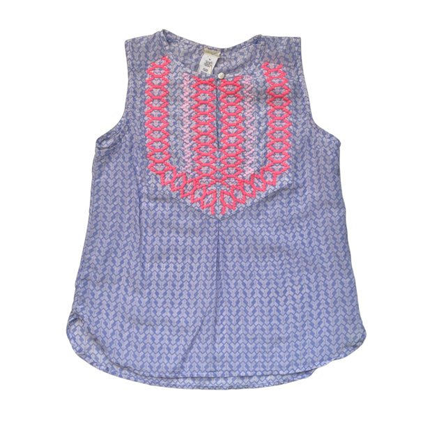 Crewcuts Lavender Pattern Embroidered Top - Size 12 - Bounce Mkt