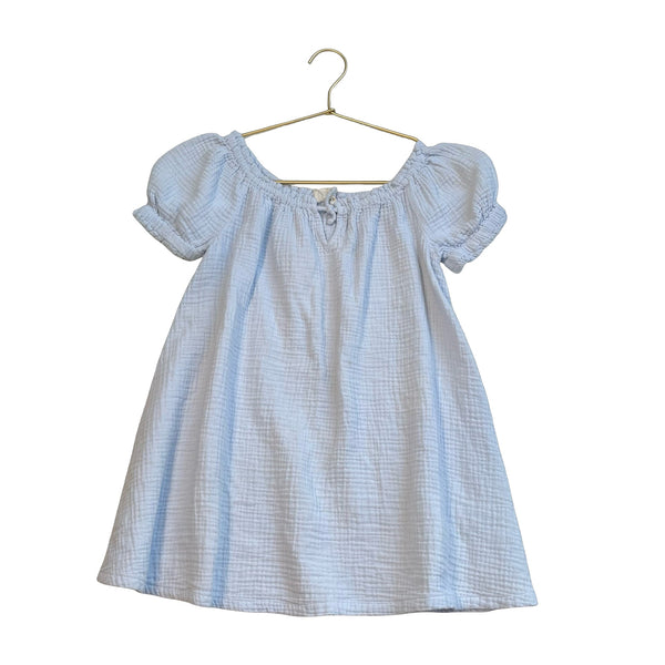 Crewcuts Light Blue Crinkle Gauze Dress - Size 6 - Bounce Mkt