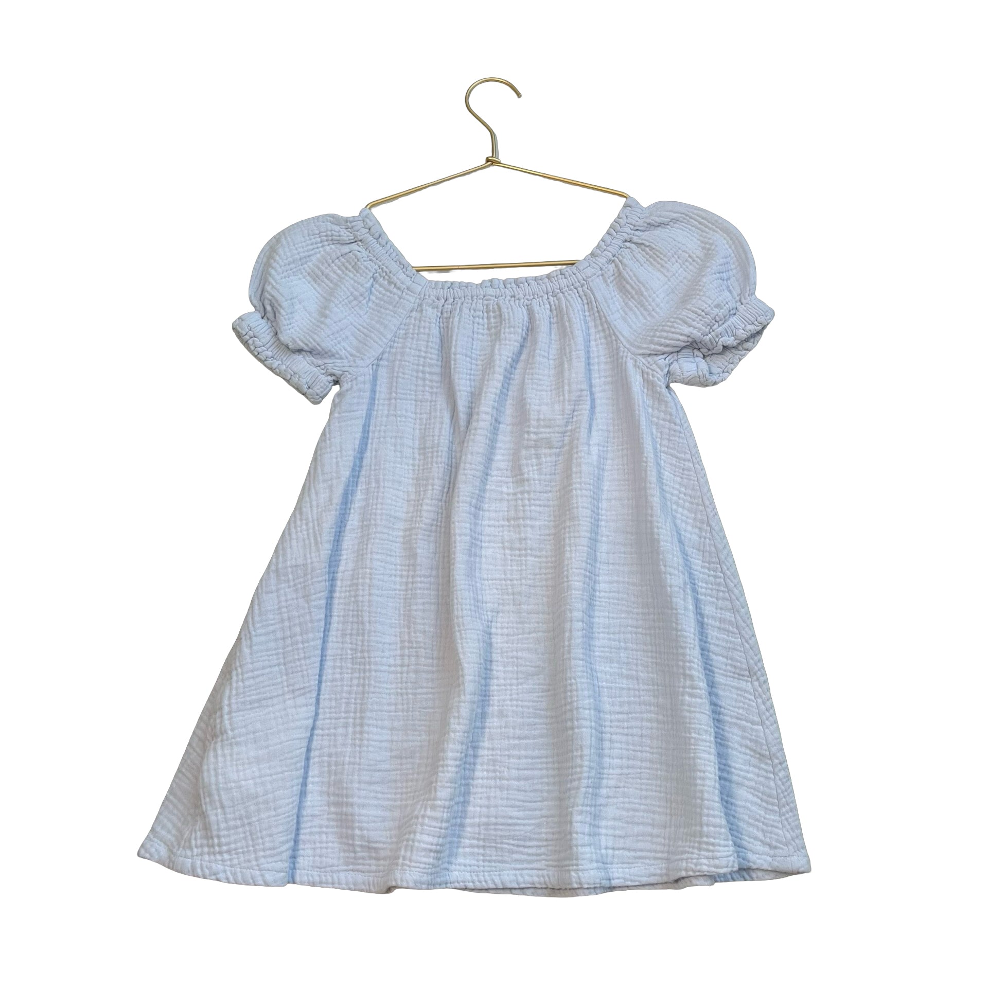 Crewcuts Light Blue Crinkle Gauze Dress - Size 6 - Bounce Mkt