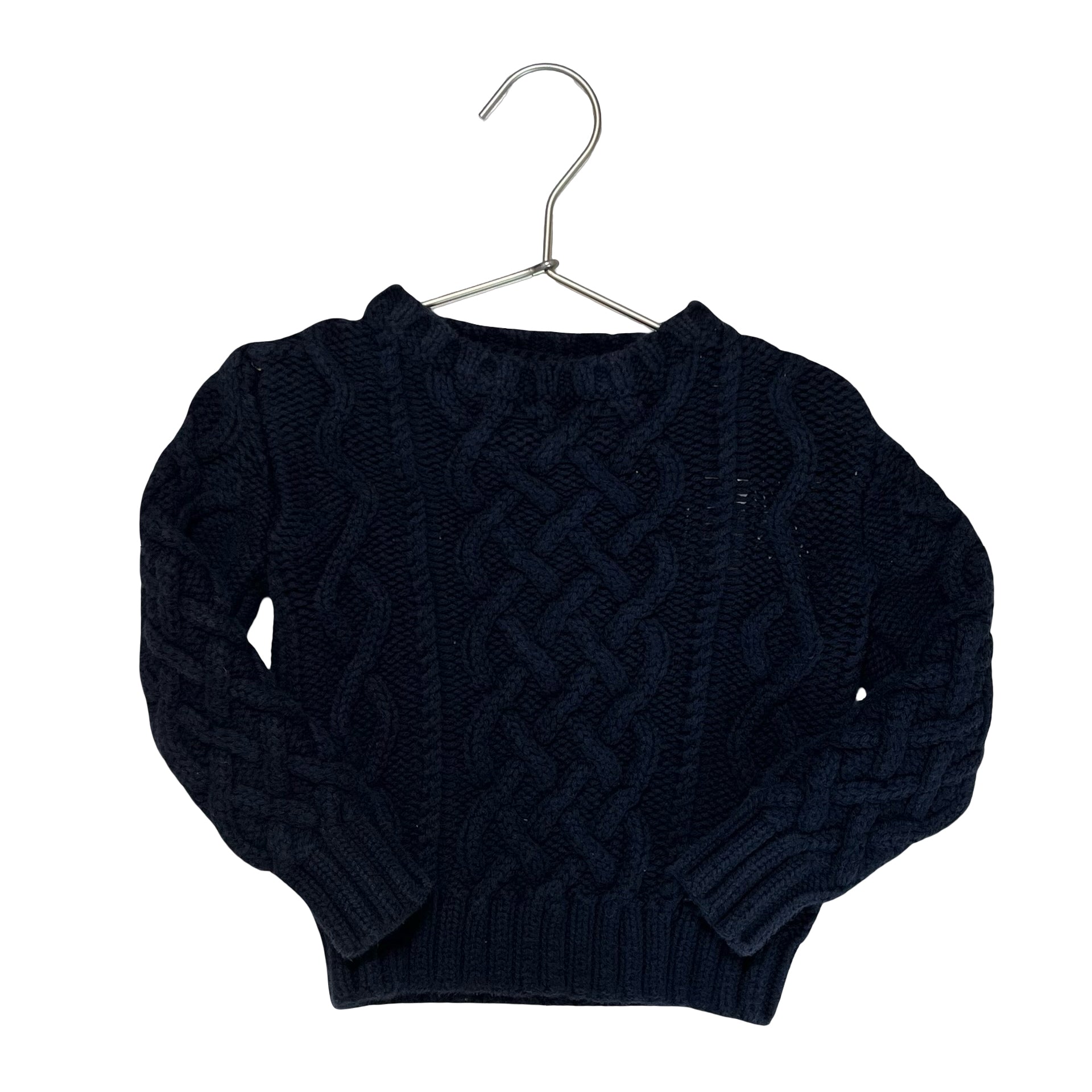 Crewcuts Navy Chunky Cotton Sweater - Size 2 - Bounce Mkt