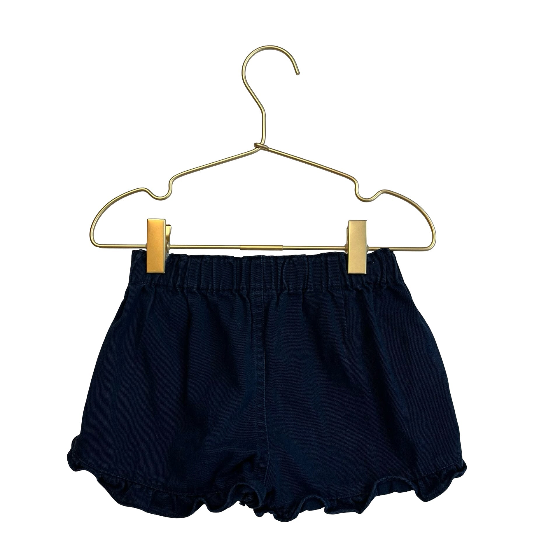 Crewcuts Navy Ruffle Hem Pull On Shorts - Size 5 - Bounce Mkt