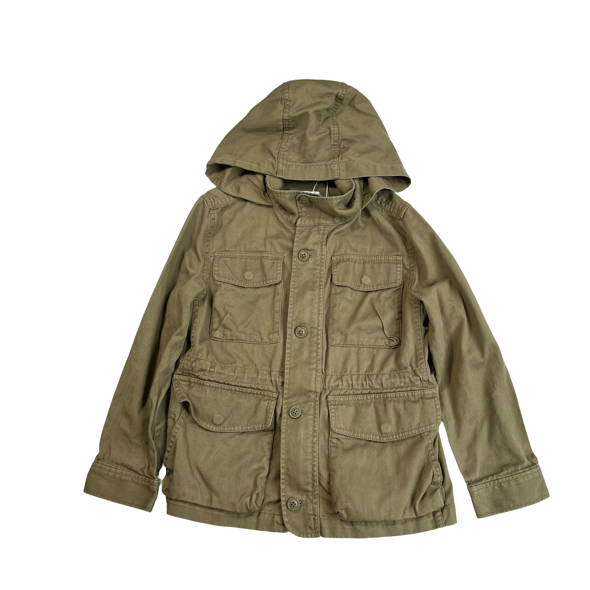 Crewcuts Olive Hooded Field Jacket - Size 8 - Bounce Mkt