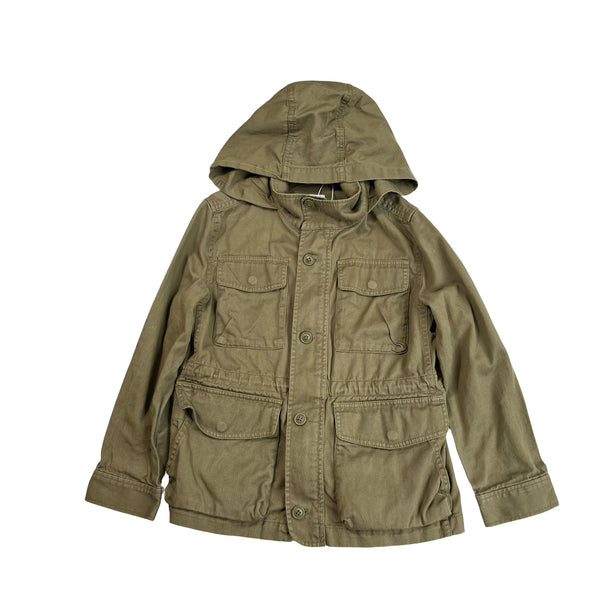 Crewcuts Olive Hooded Field Jacket - Size 8 - Bounce Mkt