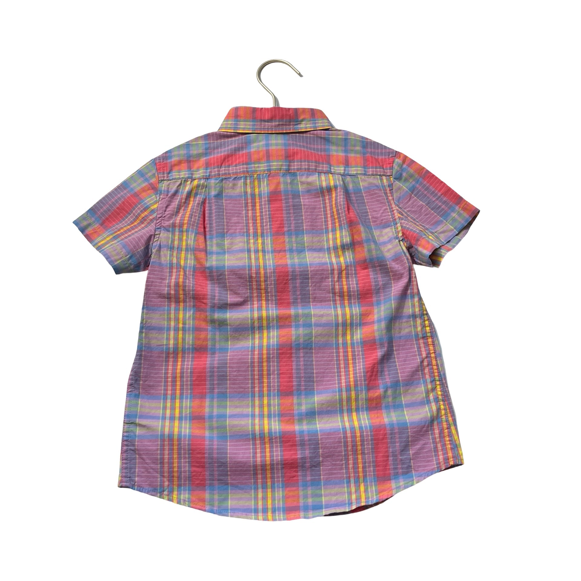 Crewcuts Pastel Plaid Button Down with Tags - Size 4 - 5 - Bounce Mkt