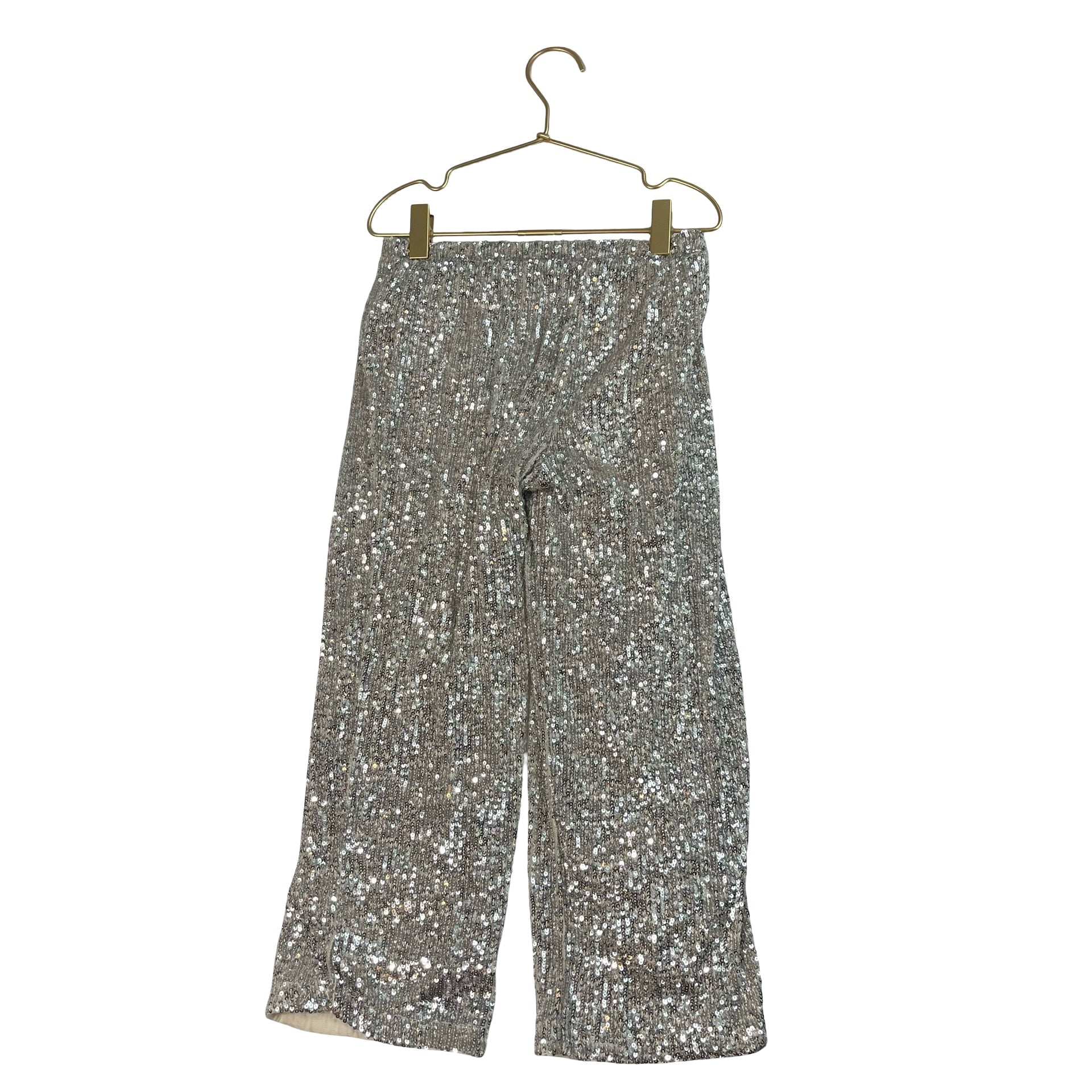 Crewcuts Silver Sequins Pull On Pants - Size 7 - Bounce Mkt