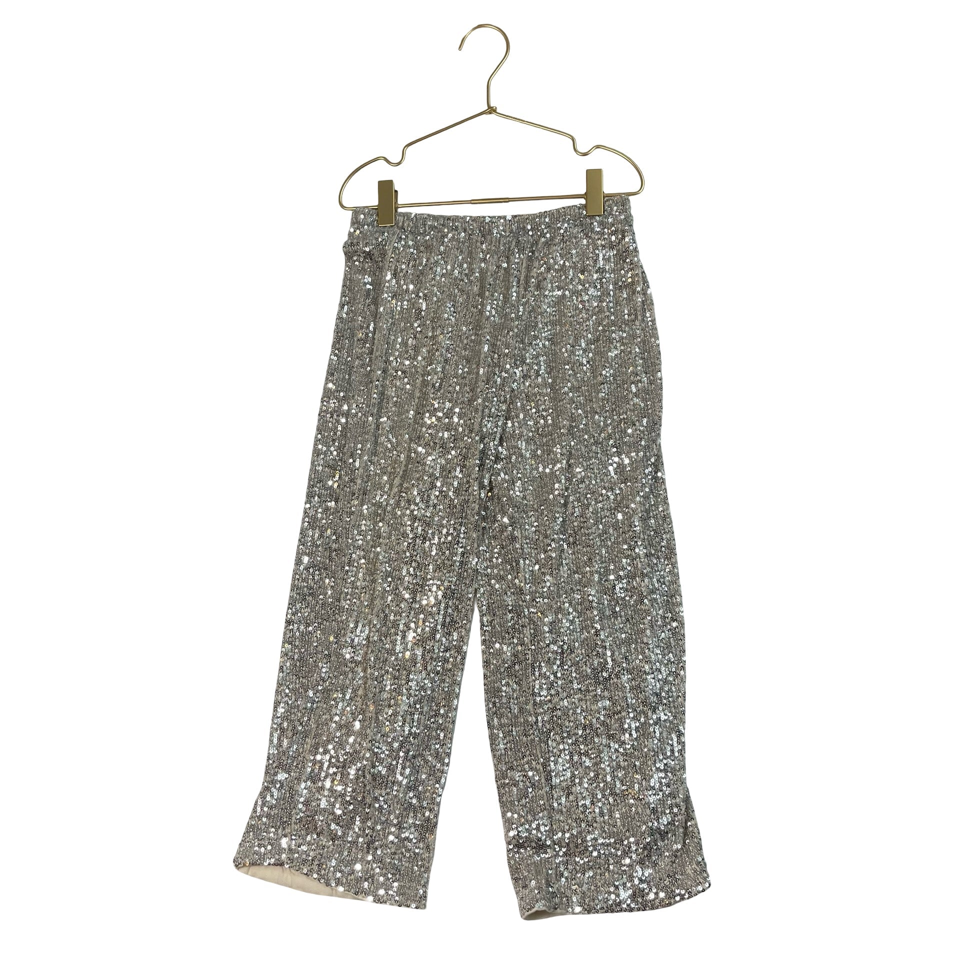 Crewcuts Silver Sequins Pull On Pants - Size 7 - Bounce Mkt