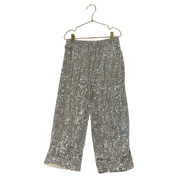 Crewcuts Silver Sequins Pull On Pants - Size 7 - Bounce Mkt