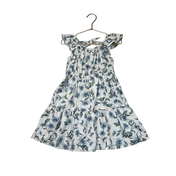 Crewcuts White, Green, Blue Floral Dress - Size 5 - Bounce Mkt