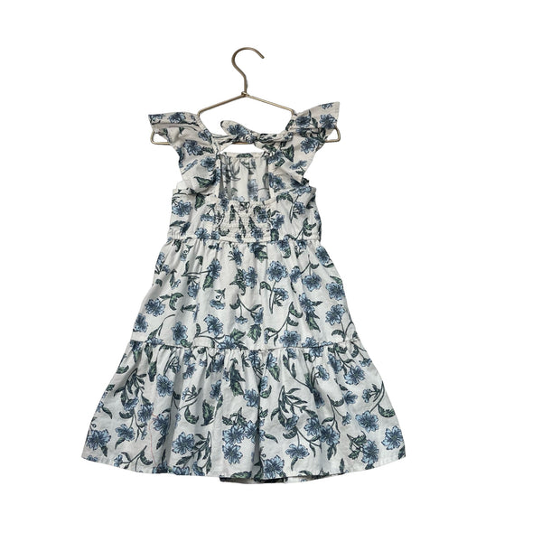Crewcuts White, Green, Blue Floral Dress - Size 5 - Bounce Mkt