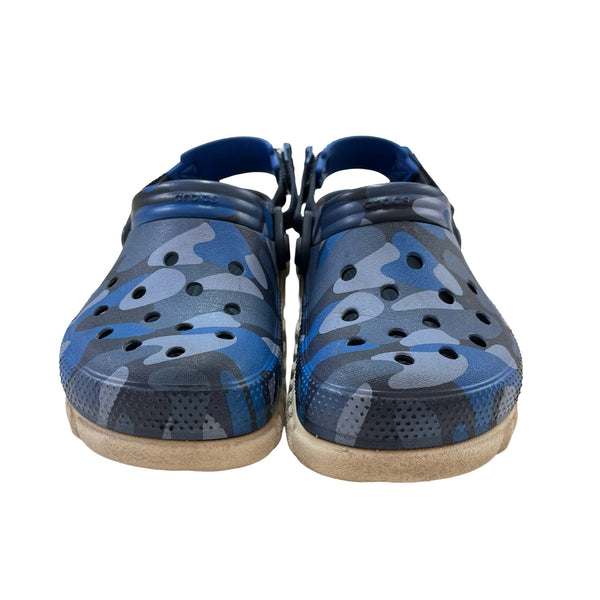 Crocs Blue Camo Shoes - Size C13 - Bounce Mkt