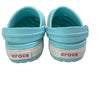 Crocs Light Teal & White Shoes - Size 6/7 - Bounce Mkt