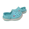 Crocs Light Teal & White Shoes - Size 6/7 - Bounce Mkt