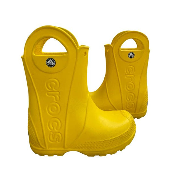 Crocs Yellow Rain Boots - Size C8 - Bounce Mkt
