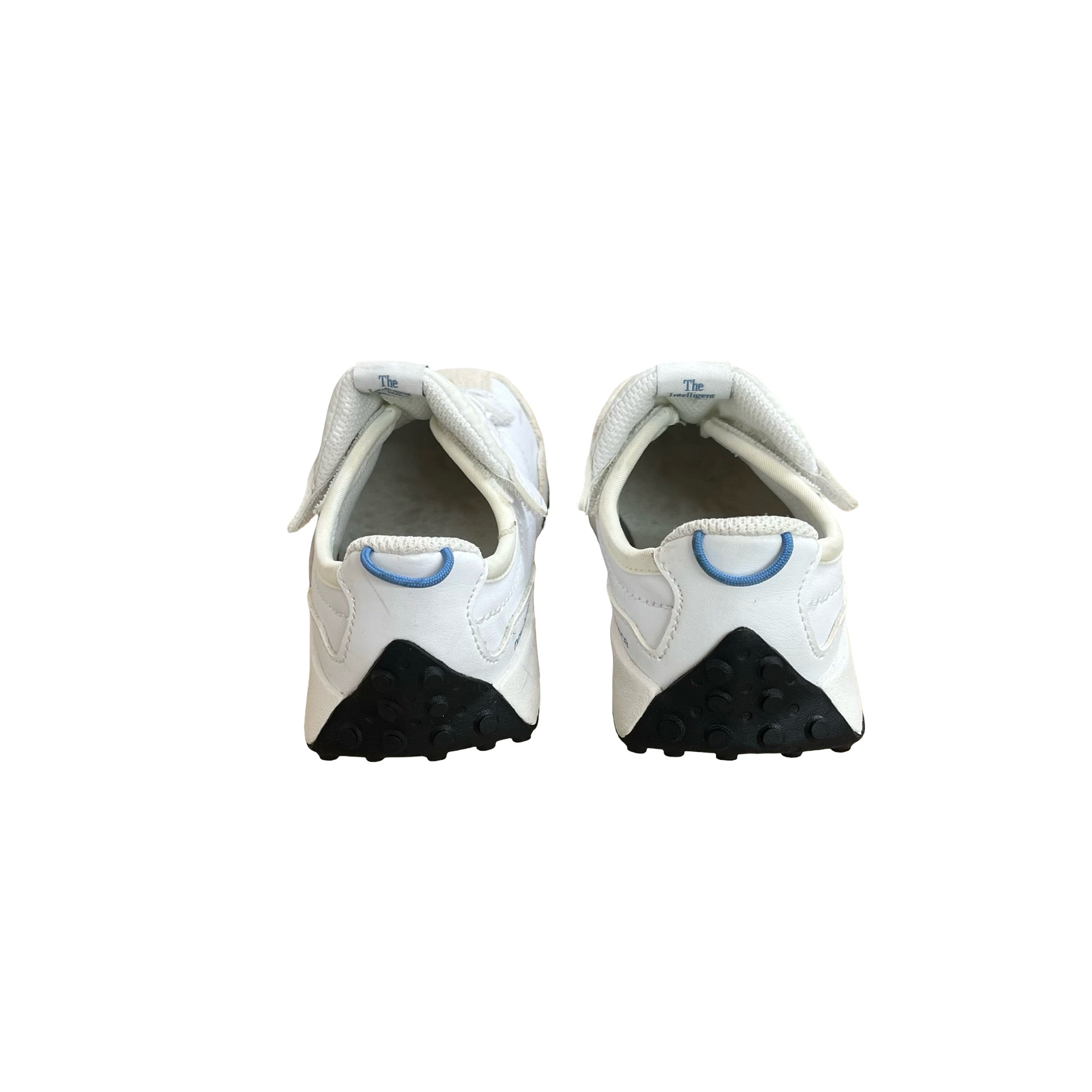 New Balance 327 White, Ivory, Blue Sneakers - Size 9