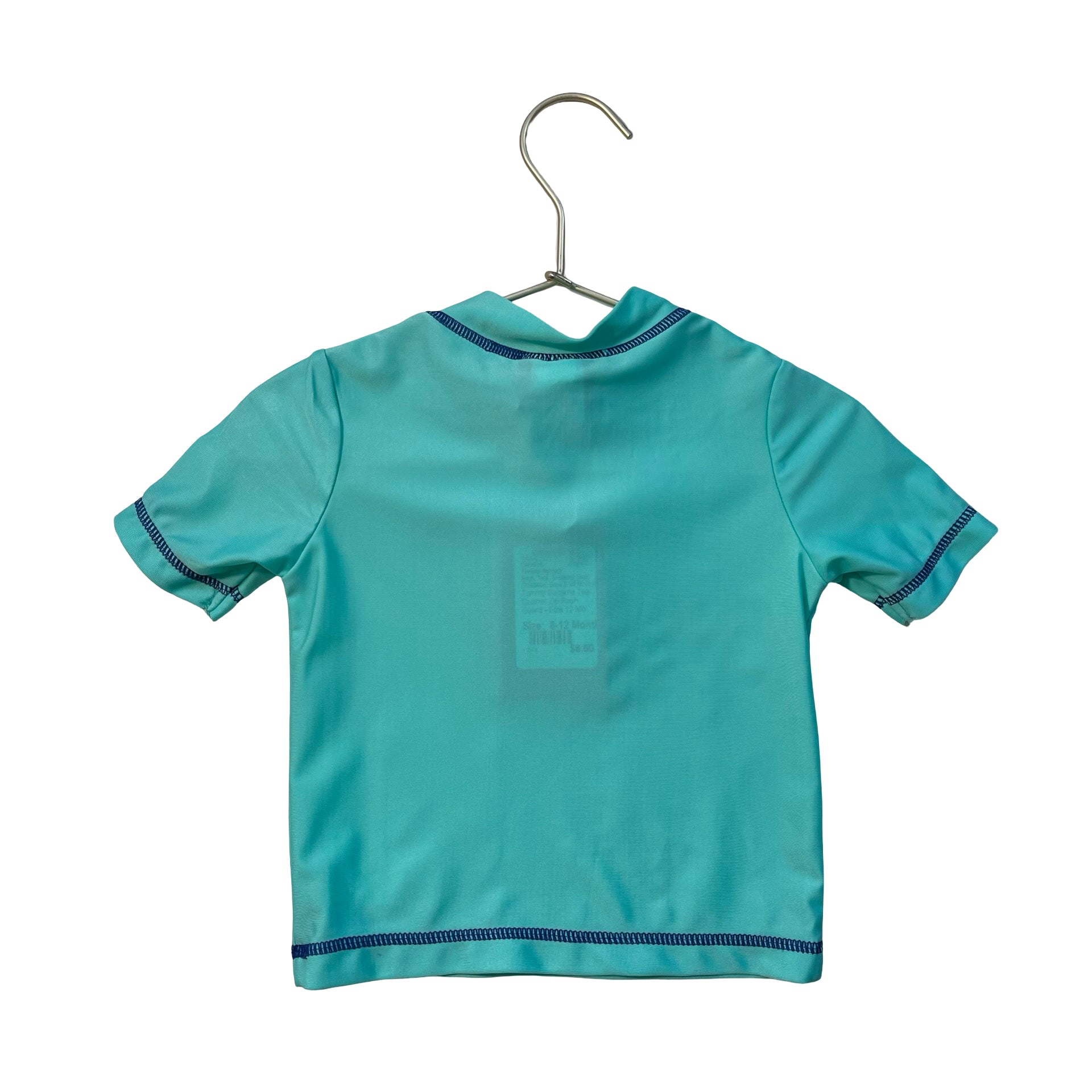 Tommy Bahama Teal Quarter-Zip Rash Guard - Size 12 Mo