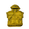 Il Gufo Mustard Yellow Puffer Hooded Vest - Size 4A