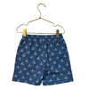 Feather 4 Arrow Blue & Green Shark Fin Swim Trunks - Size 6
