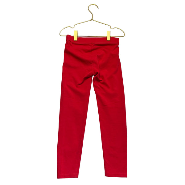 Janie and Jack Red Leggings - Size 5