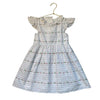 Janie and Jack White & Pink Flower Print Dress - Size 5
