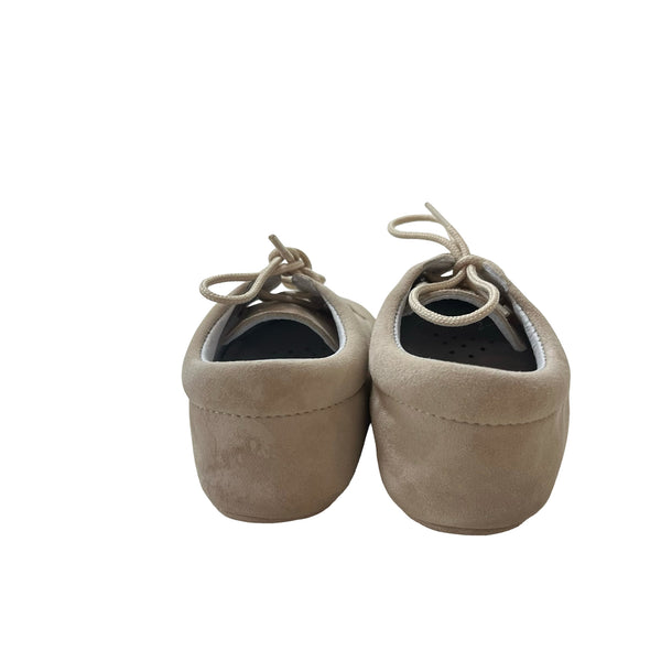 Baby Beau & Belle Tan Suede Soft Sole Shoes - Size 22 (6)