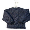 The New Society Navy Quilted Jacket - Size 6Y