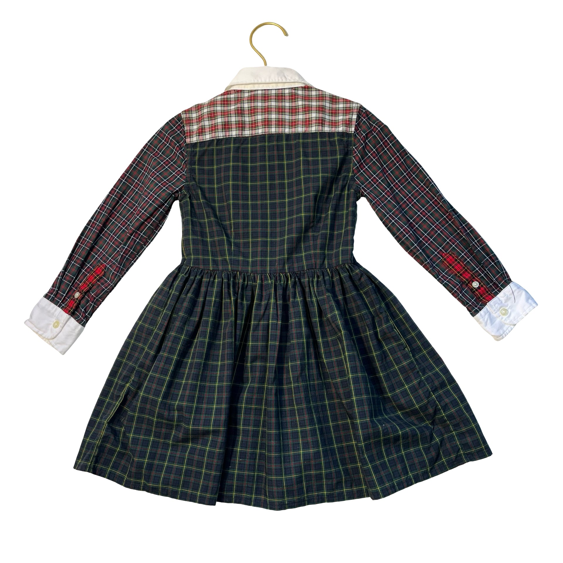 Polo Ralph Lauren Mixed Tartan Plaid Shrt Dress - Size 3