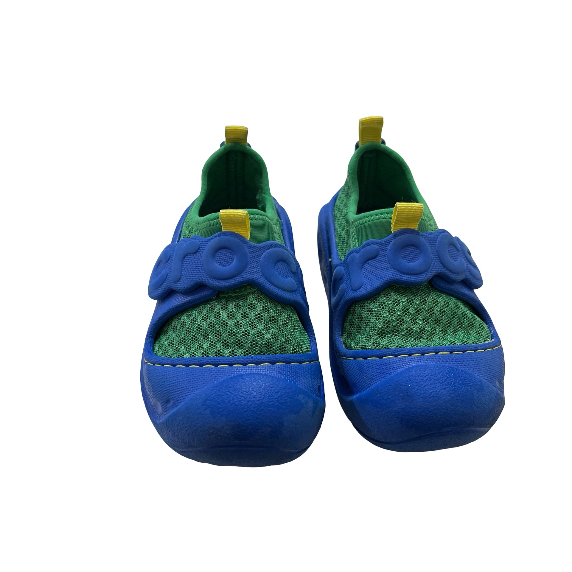 Crocs Blue & Green Water Shoes - Size C9