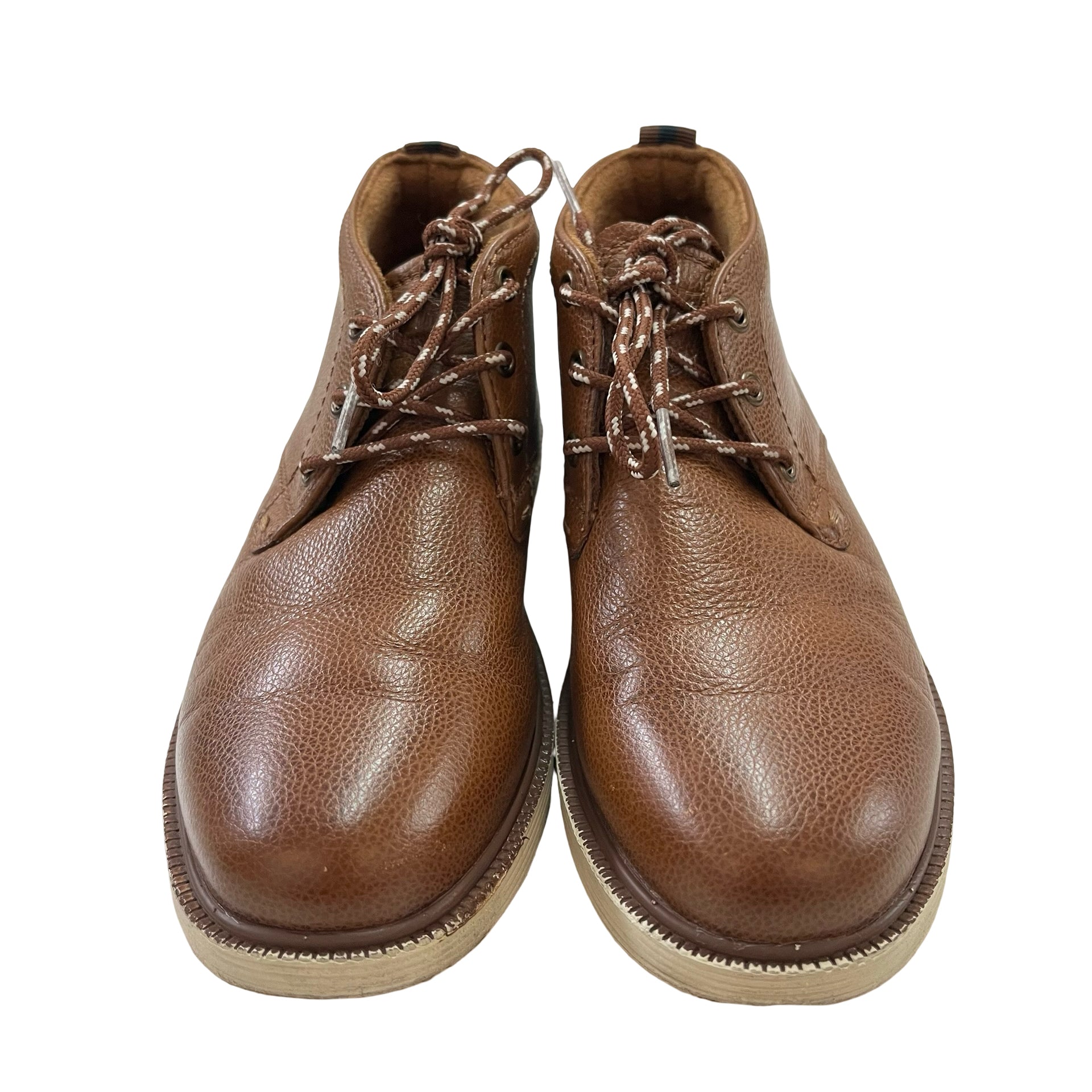 Florsheim Comfortech Brown Leather Ankle Boot Shoes - Size 13M