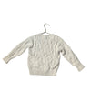 Crewcuts Ivory Cotton Cable-Knit Sweater - Size XXS 2-3