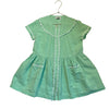 Stella McCartney Kids Mint Green Linen-Cotton Dress - Size 6