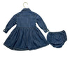 Ralph Lauren Denim Shirt Dress & Bloomers - Size 9 Mo