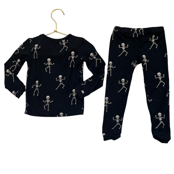 Kyte Black Skeleton Print PJ Set - Size 18-24 Mo
