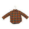 Ralph Lauren Orange, Green, Blue Plaid Button Down Shirt - Size 18 Mo