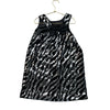 Milly Minis Black Velvet & Silver Sequin Dress - Size 7