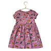 Mini Boden Pink Cat Print Dress - Size 3-4Y