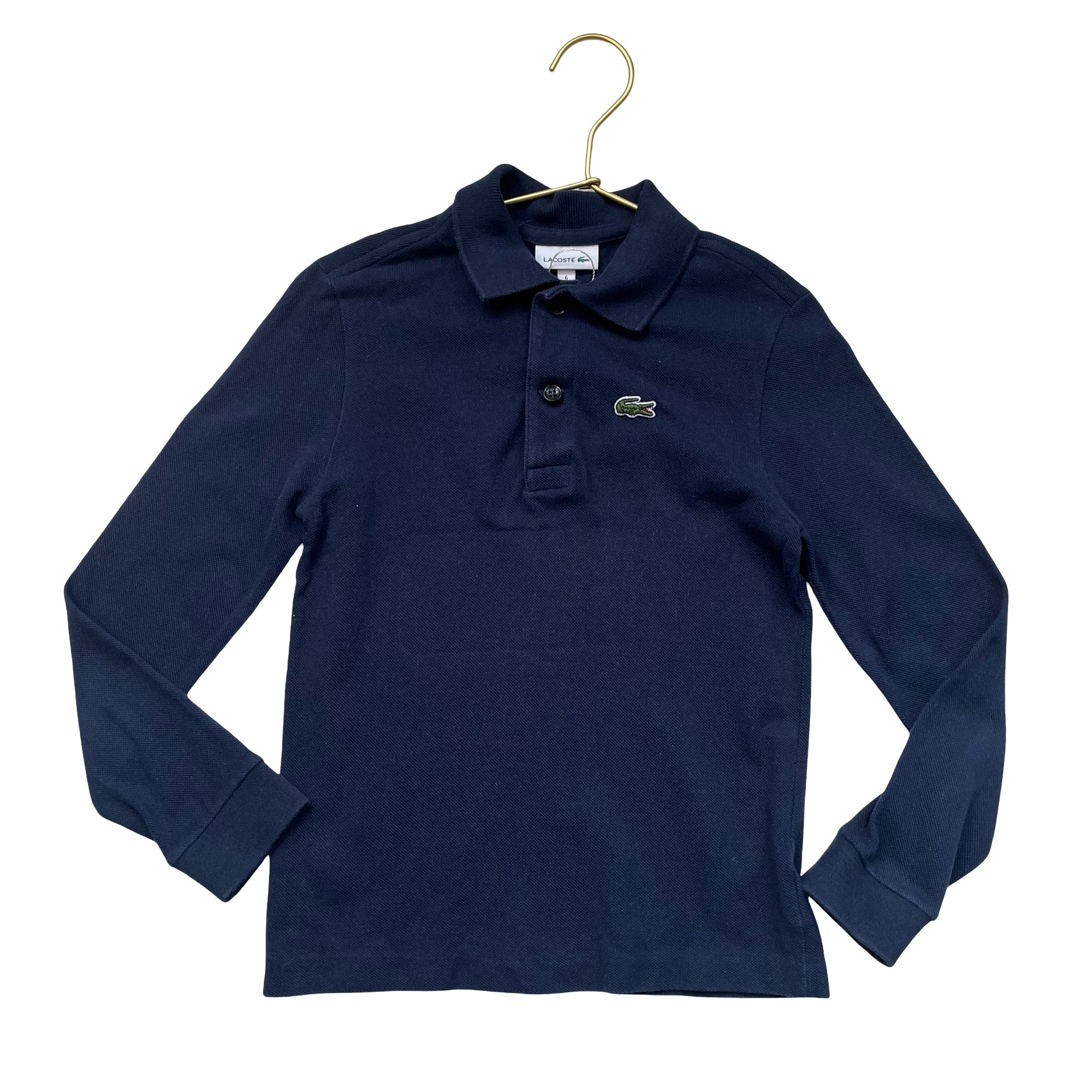 Lacoste Navy Polo Shirt - Size 6