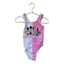 Disney Pink & White 'Mickey & Minnie' Swim Suit - Size 2T
