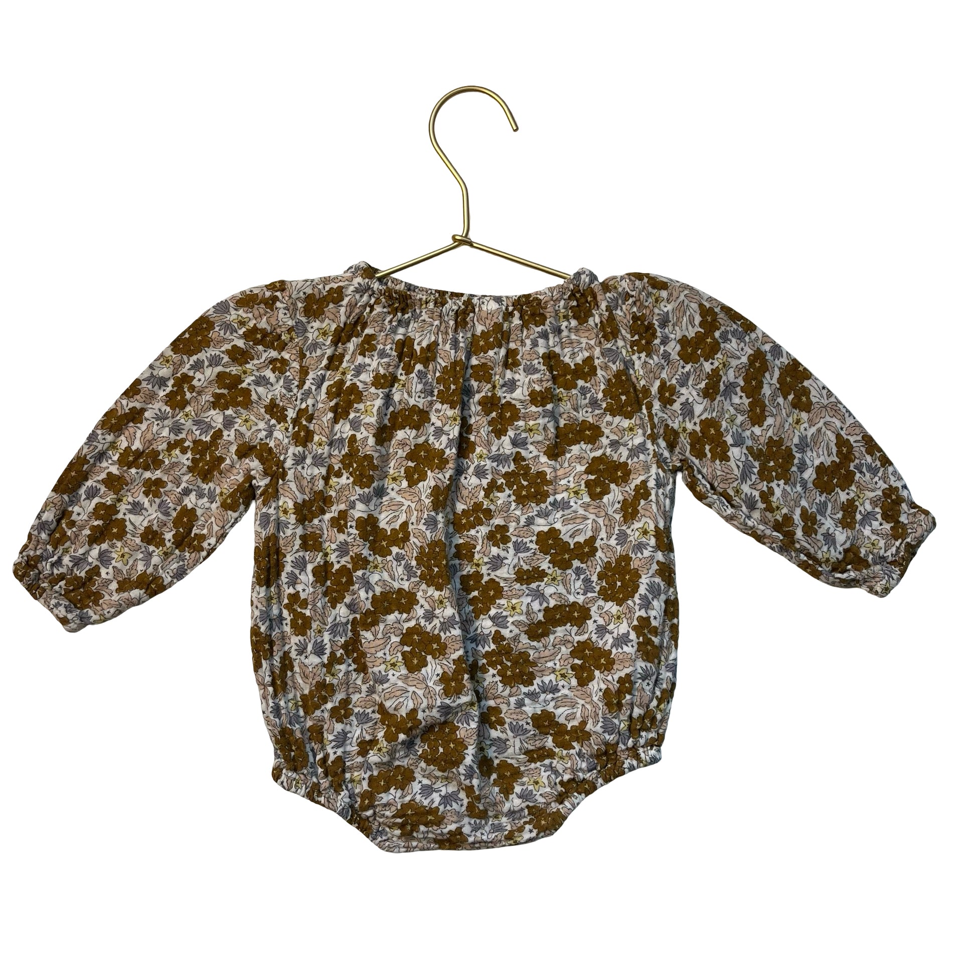Rylee & Cru Floral Cotton Gauze Bubble Romper - Size 6-12 Mo