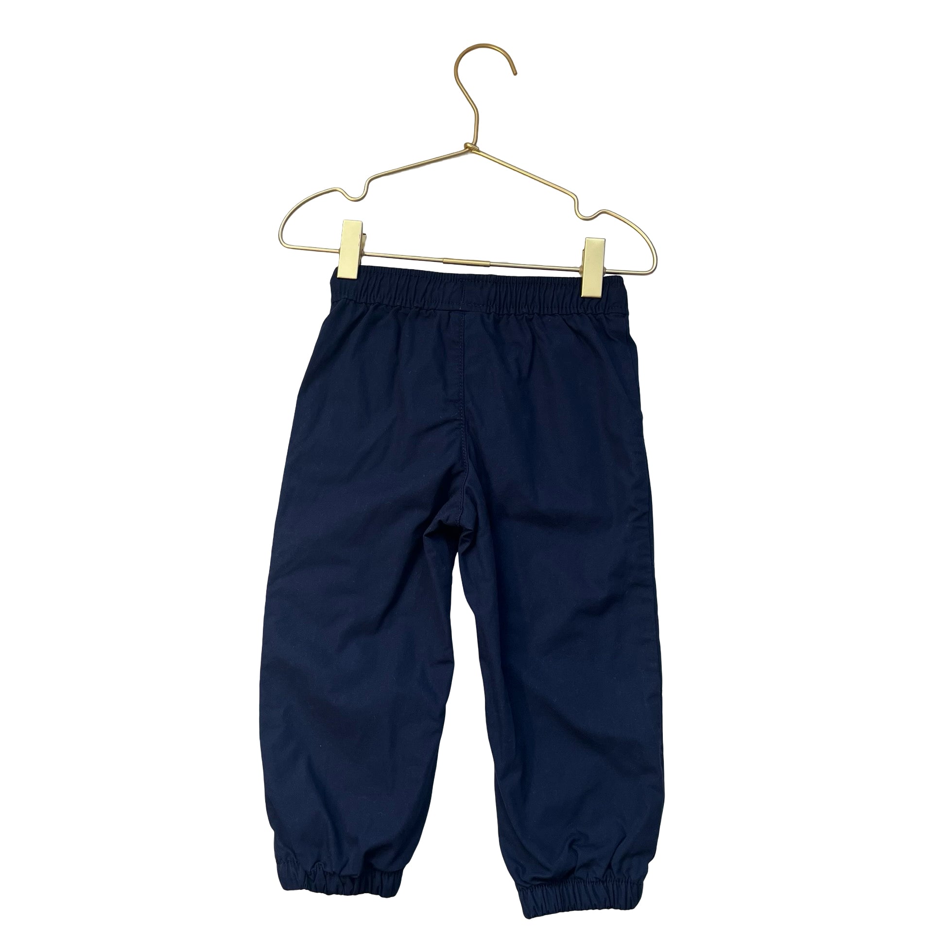 Carter's Jersey-Lined Navy Chino Jogger Pants - Size 2T