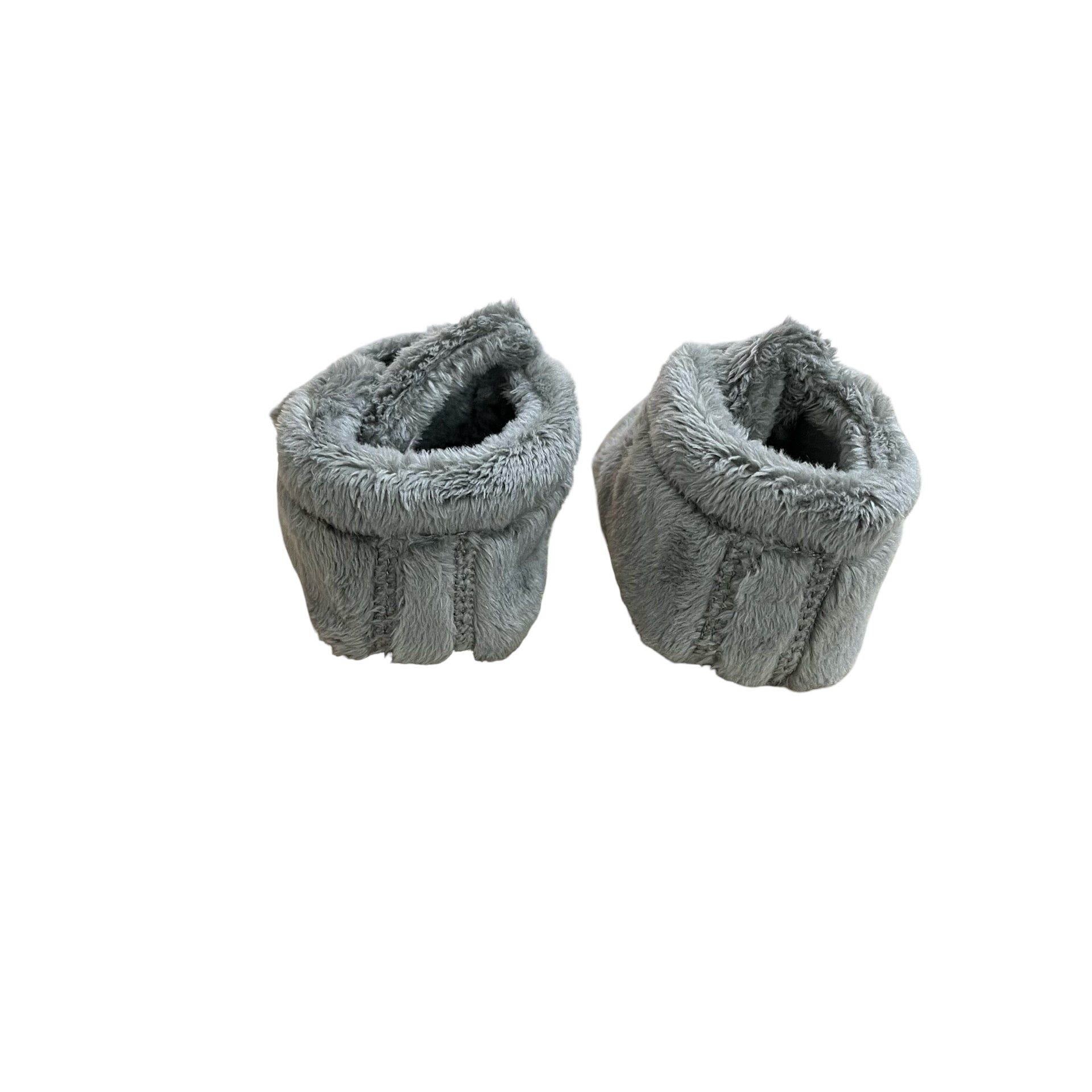 UGG Gray Fuzzy Booties - Size 0-1