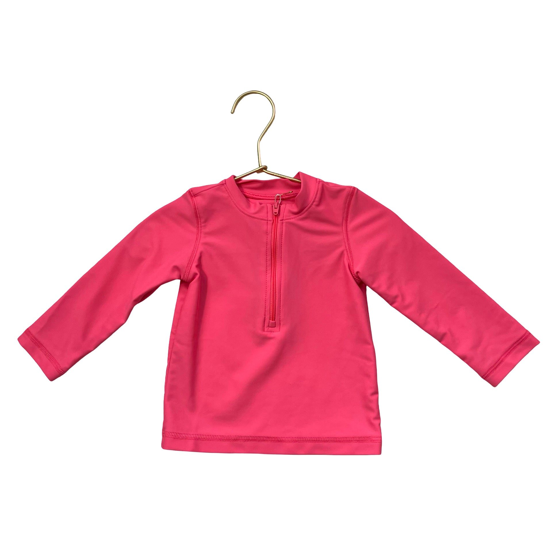 Primary Coral Rash Guard - Size 6-12 Mo