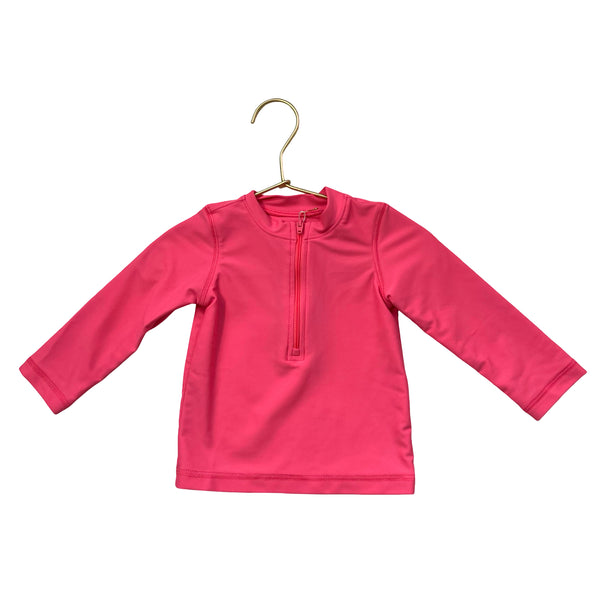 Primary Coral Rash Guard - Size 6-12 Mo