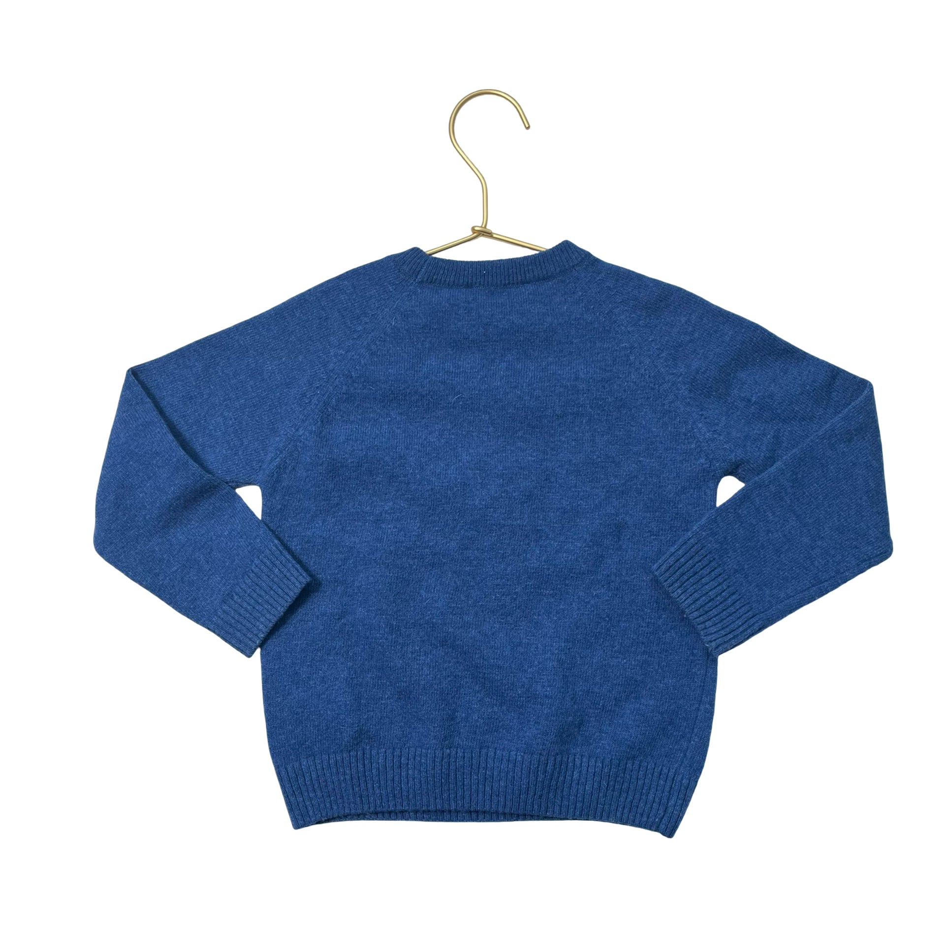 Thomas Brown Blue Wool-Blend Guardsman Sweater - Size 2-3