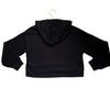 Gap Kids Black Ribbed Hooded Shirt - Size L 10