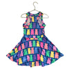 Pixie Lane Colorful Gummy Bear Print Dress - Size 6