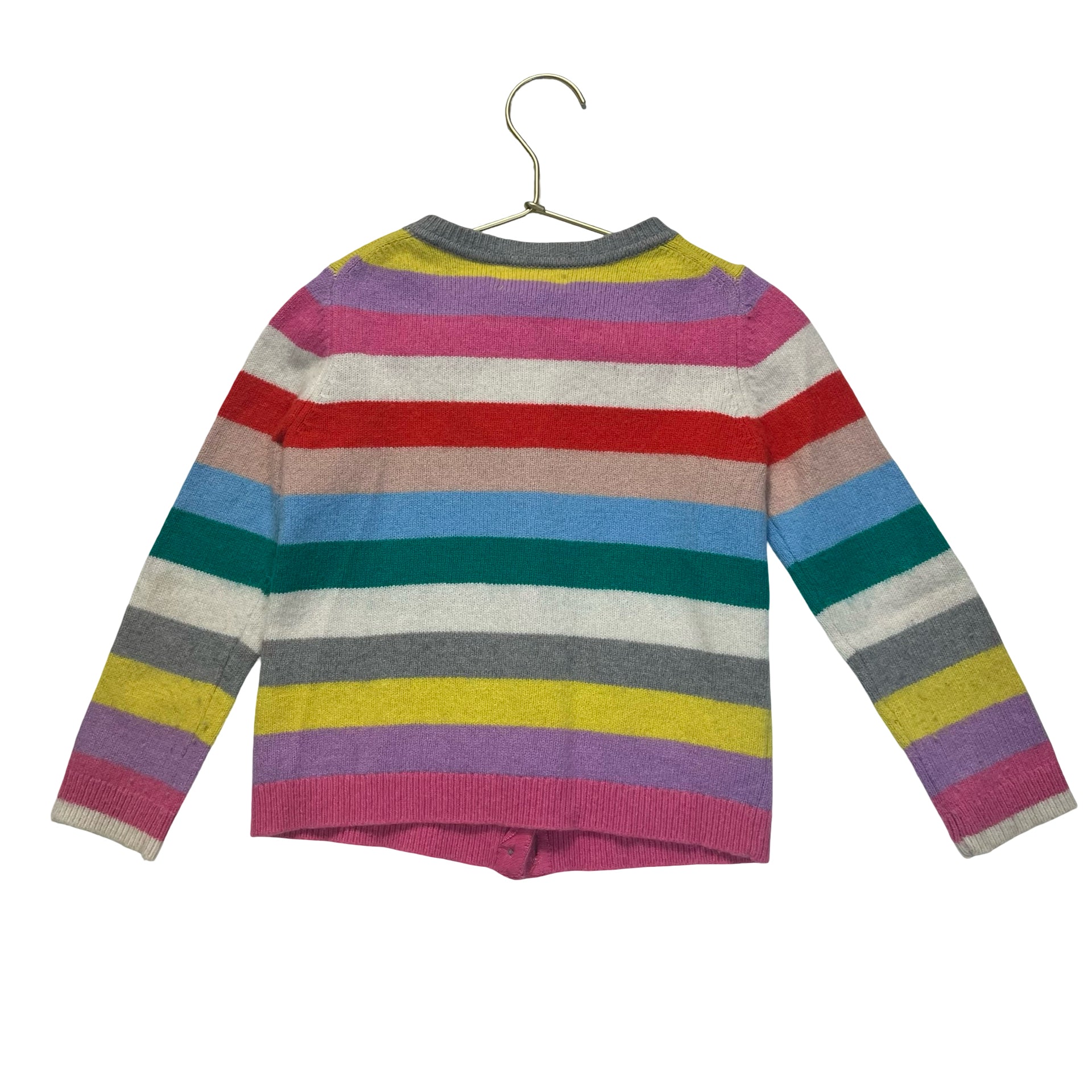 Mini Boden Multi-Color Striped Cardigan Sweater - Size 5-6Y