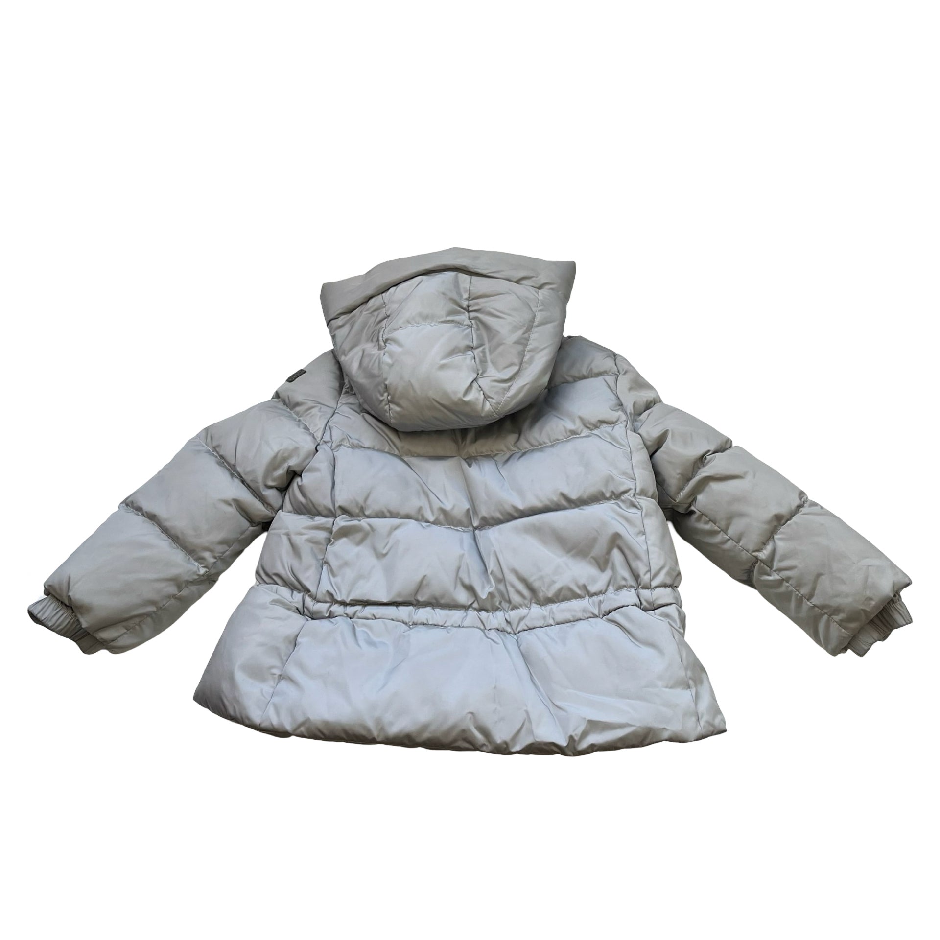 Il Gufo Light Gray Puffer Winter Jacket - Size 4A